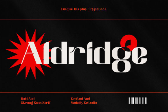 Aldridge: A Modern Display Font for Editorial Elegance