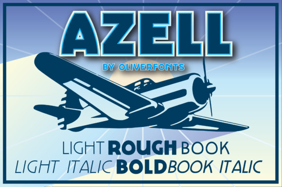 Azell Display Font for Handmade Creations