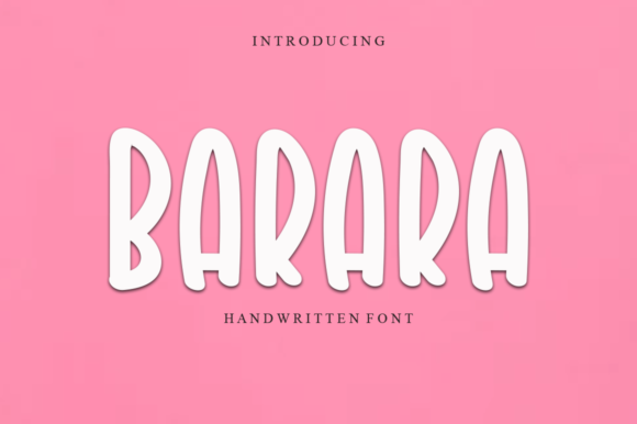 Barara: A Display Font for Editorial Design