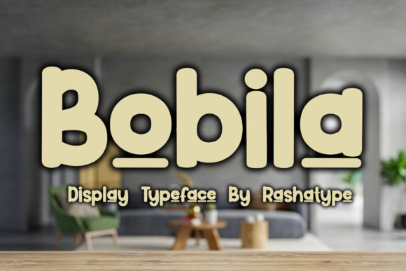 Bobila: A Cool Display Font for Web Design