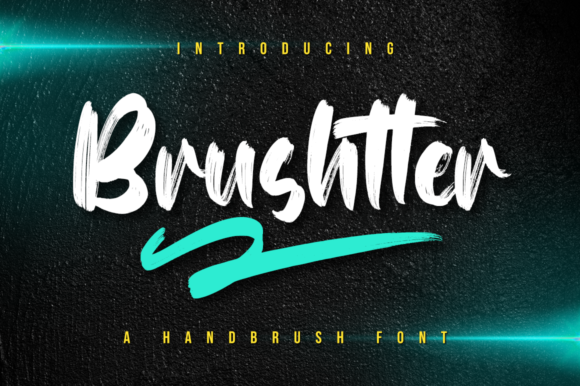 Brushtter: A Bold Display Font for Editorial Design