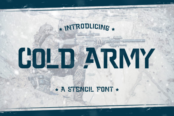 Cold Army Font for Bold Digital Campaigns