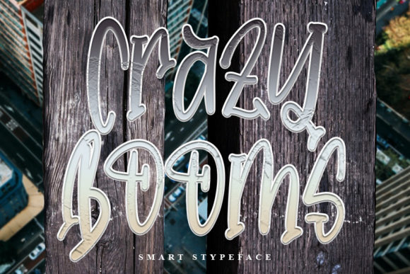 Crazy Booms Font for a Fresh Brand Look