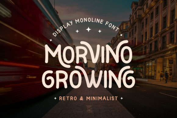 Enhance Your Editorial Design with Morvino Growing Font