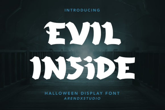 Evil Inside: A Bold Display Font for Editorial Impact