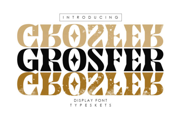 Grosfer: A Bold Display Font for Dynamic Branding