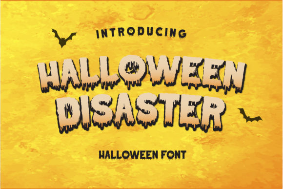 Halloween Disaster Font for Eye-Catching Campaigns