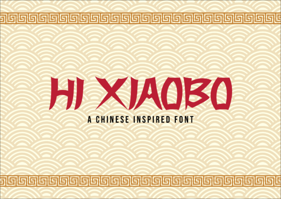 Hi Xiaobo: A Chinese-Inspired Font for Handmade Creations