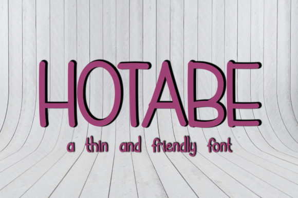 Hotabe: A Display Font That Elevates Campaign Creativity