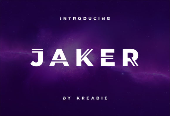 Jaker: A Bold Display Font for Digital Branding