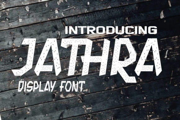 Jathra: A Bold Display Font for Creative Branding Projects