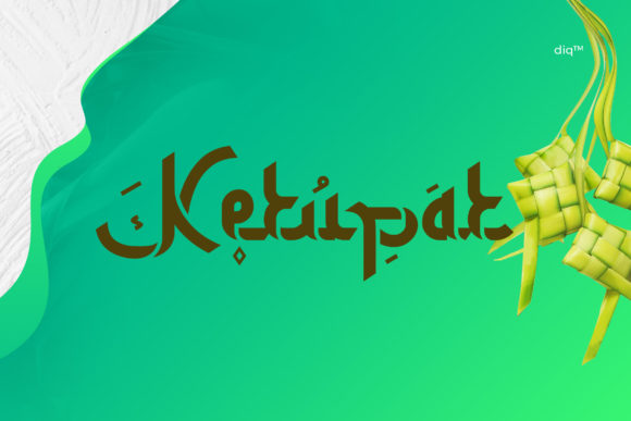 Ketupat Font for Editorial Design and Branding