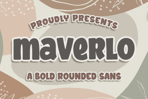 Maverlo Display Font for Editorial Design