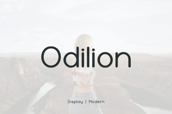 Odilion: A Modern Display Font for Editorial Design