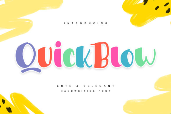 Quickblow: A Bold Display Font for Impactful Design