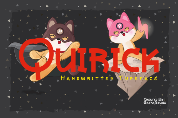 Quirick: A Playful Display Font for Modern Editorial Design
