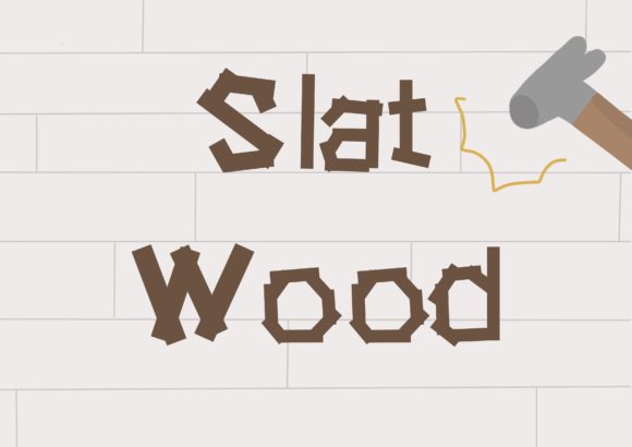 Slat Woods: A Display Font for Web Designers