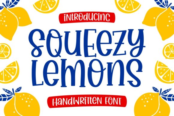 Squeezy Lemons Font Review for Small Business Branding