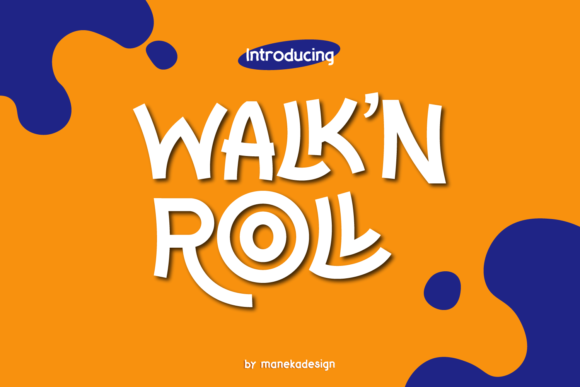 Walk N Roll Font for Bold Visual Impact